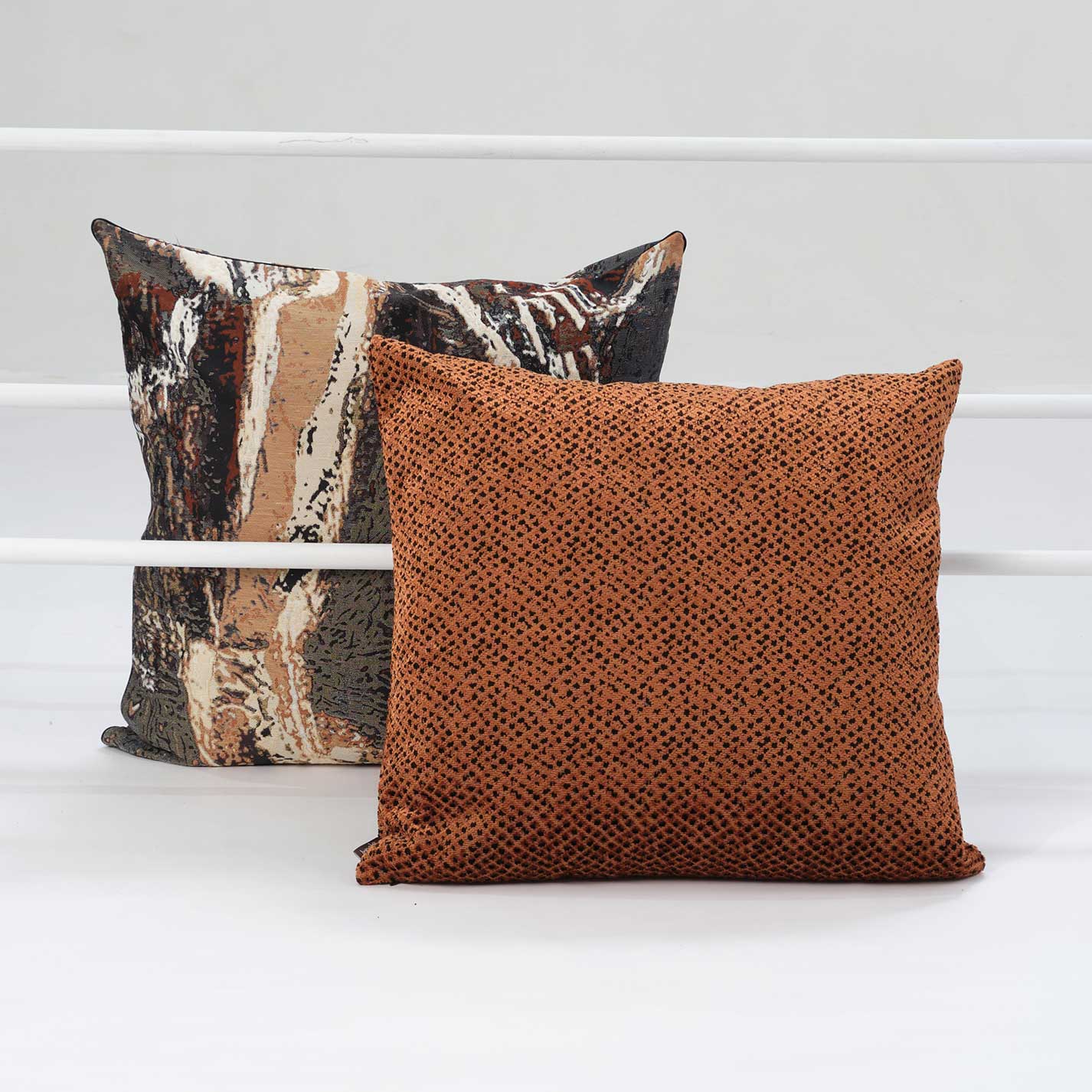 Banksia cushion in Coral